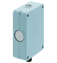 Pepperl + Fuchs Ultrasonic Block Proximity Sensor, 300 mm Detection, PNP NO, 10 → 35 V dc