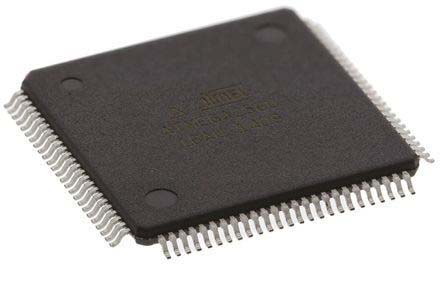 Microchip ATSAMD51N20A-AU, 32 bit ARM Cortex M4, SAM D5x/E5x Family Microcontroller, 120 MHz, 1MB FLASH, 100-Pin TQFP