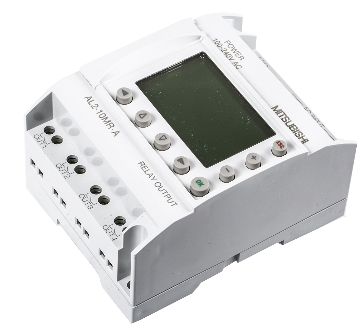 Mitsubishi Electric Alpha 2 Series Logic Module, 100 → 240 V ac Supply, Relay Output, 6-Input, Digital Input