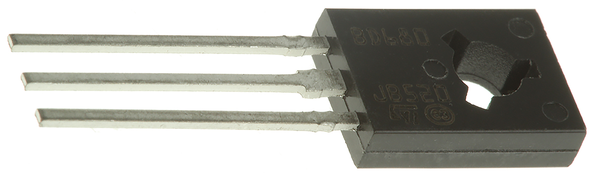 STMicroelectronics BD680 PNP Darlington Pair, 4 A 80 V HFE:750, 3-Pin SOT-32