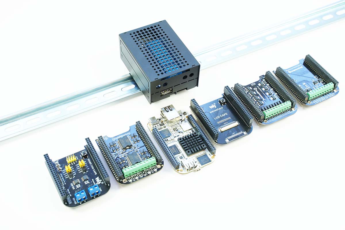 7350001160832 KKSB Case for Beaglebone Black, Black