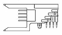 TE Connectivity Z-PACK Series Board PCB Connector, 24 Contact(s), 2 mm Pitch, Shrouded