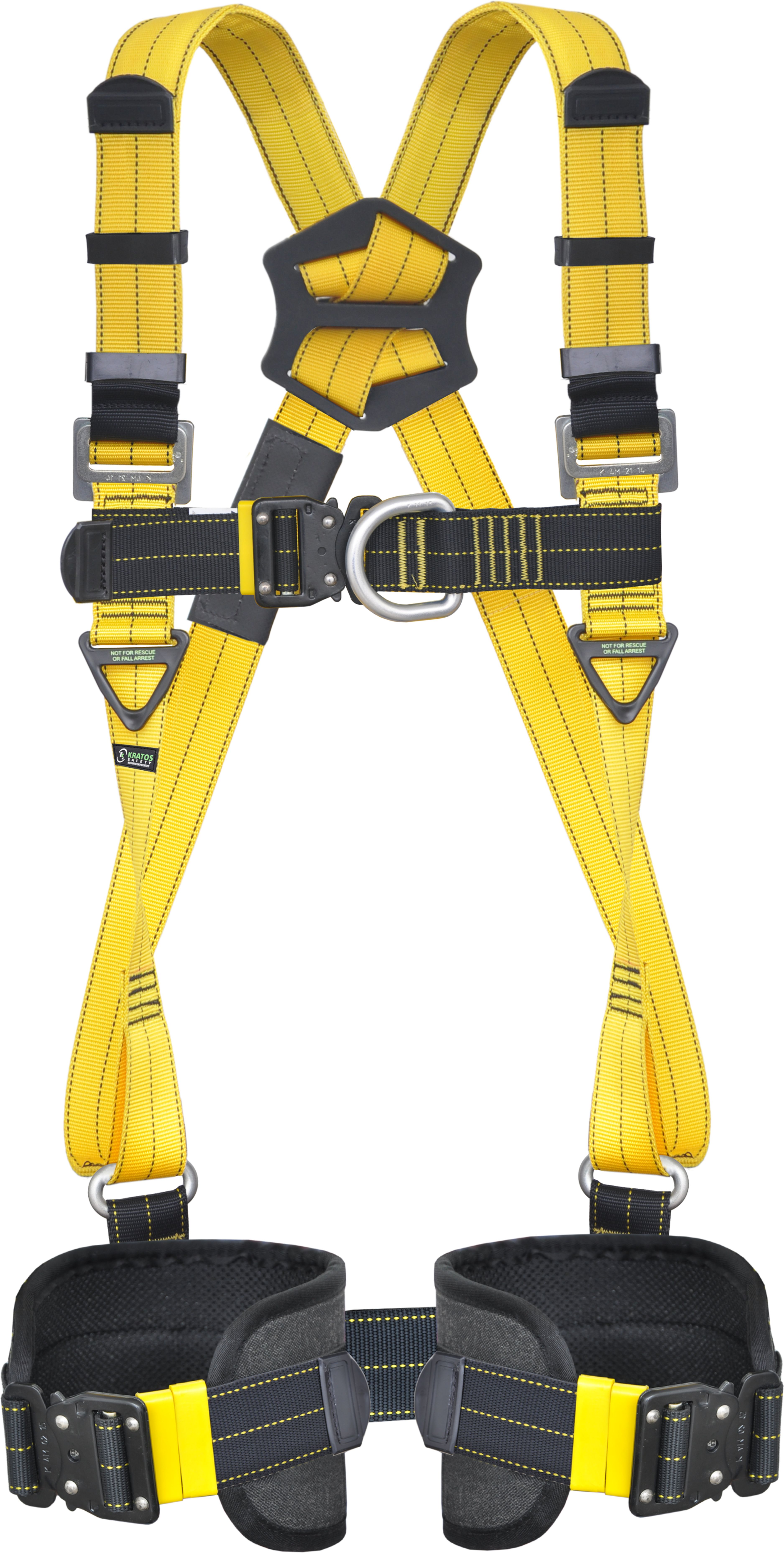 KRATOS SAFETY FA1011300 Front, Rear Attachment Safety Harness, 140kg Max, S/M/L