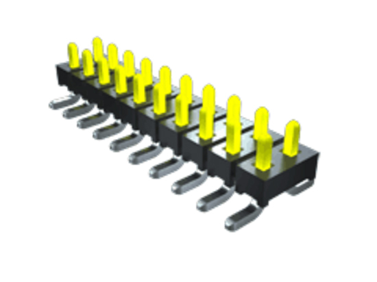 Samtec TMM Series Straight Surface Pin Header, 6 Contact(s), 2 mm Pitch, 2 Row, Unshrouded
