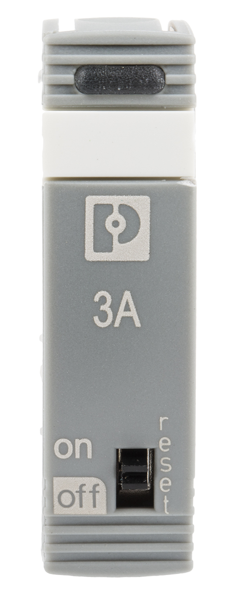 Phoenix Contact TRABTECH Electronic Circuit breaker 3A 24V CB E1, On Base Element
