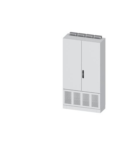 Siemens 8GK1483 Series Steel 2-Door Floor Standing Enclosure, Double Door Door, IP30