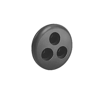 Siemens Black Rubber Round for 12.5 mm Cable Dia. for 4 mm Cable Dia. 8HP1807