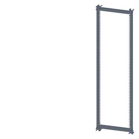 Siemens 8MF1 Series Black RAL 7035 Steel Support Frame, 2000 mm H For Use With Installation 19 Devices
