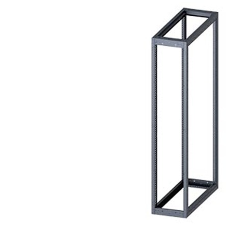 Siemens 8MF1 Series Black RAL 7035 Steel Enclosure Frame, 2000 mm H, 400mm W, 1000 mm D For Use With Standard Empty