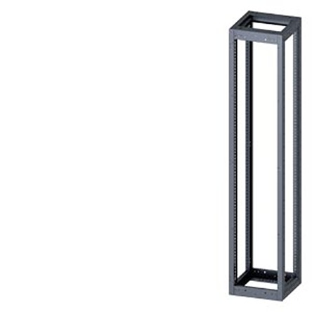 Siemens 8MF1 Series Black RAL 7035 Steel Enclosure Frame, 2000 mm H, 400mm W, 400 mm D For Use With Standard Empty