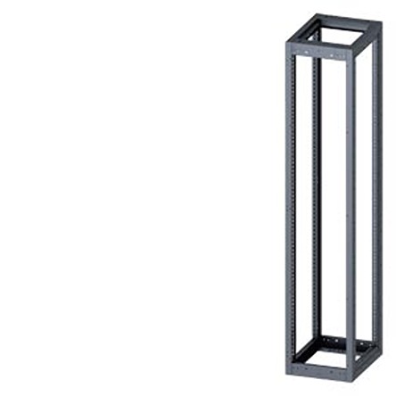 Siemens 8MF1 Series Black RAL 7035 Steel Enclosure Frame, 2000 mm H, 400mm W, 500 mm D For Use With Standard Empty