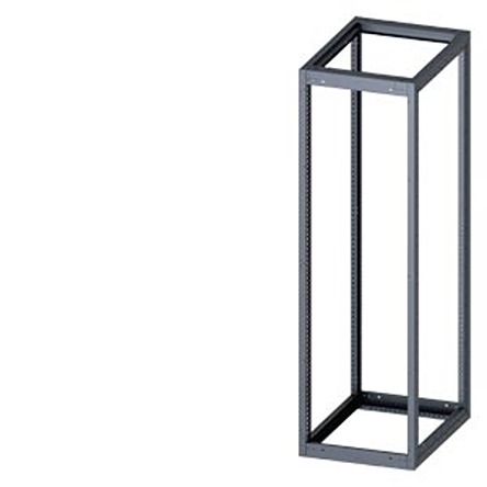 Siemens 8MF1 Series Black RAL 7035 Steel Enclosure Frame, 2000 mm H, 600mm W, 800 mm D, 2000 mm L For Use With Standard