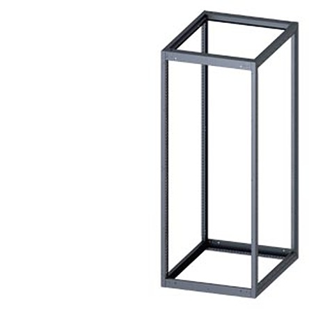 Siemens 8MF1 Series Black RAL 7035 Steel Enclosure Frame, 2000 mm H, 800mm W, 1000 mm D, 2000 mm L For Use With Standard