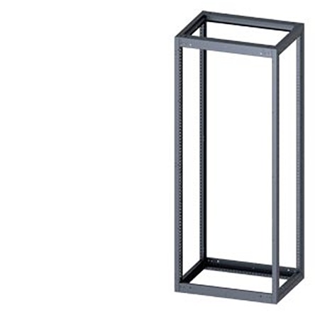 Siemens 8MF1 Series Black RAL 7035 Steel Enclosure Frame, 2000 mm H, 800mm W, 600 mm D, 2000 mm L For Use With Standard
