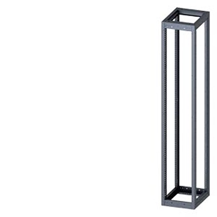Siemens 8MF1 Series Black RAL 7035 Steel Enclosure Frame, 2200 mm H, 400mm W, 500 mm D, 2200 mm L For Use With Standard