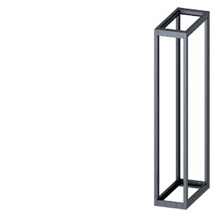 Siemens 8MF1 Series Black RAL 7035 Steel Enclosure Frame, 2200 mm H, 400mm W, 800 mm D, 2200 mm L For Use With Standard