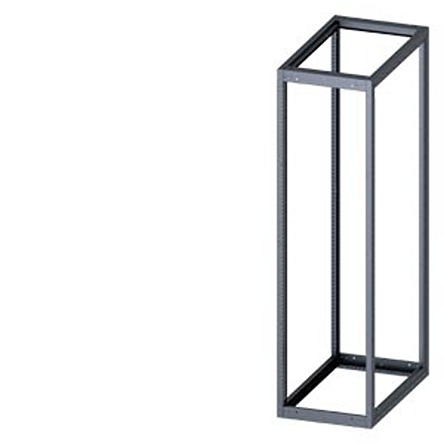 Siemens 8MF1 Series Black RAL 7035 Steel Enclosure Frame, 2200 mm H, 600mm W, 1000 mm D, 2200 mm L For Use With Standard