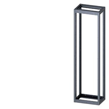 Siemens 8MF1 Series Black RAL 7035 Steel Enclosure Frame, 2200 mm H, 600mm W, 400 mm D, 2200 mm L For Use With Standard