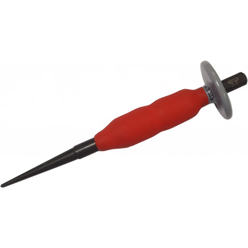 SAM 1-Piece Punch, Drift Punch, 2.5mm Shank, 100 mm Overall