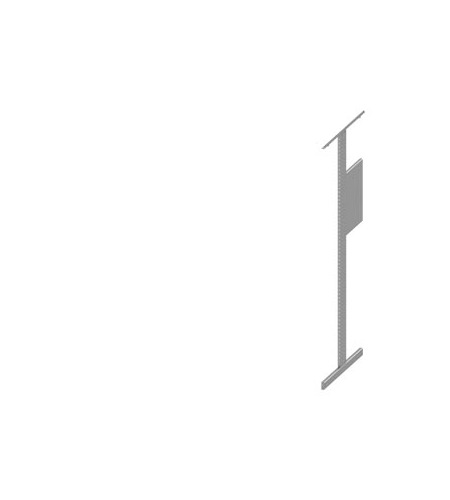 Siemens Sivacon S4 Series Grey Steel Front, 800 mm D, for Use with Busbar Top
