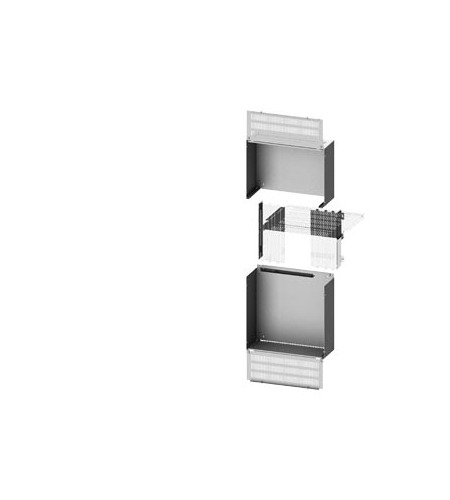 Siemens 8PQ Series Grey Sheet Steel, 2000 mm H, 600mm W, 800 mm D, for Use with 3WL Air Circuit Breaker