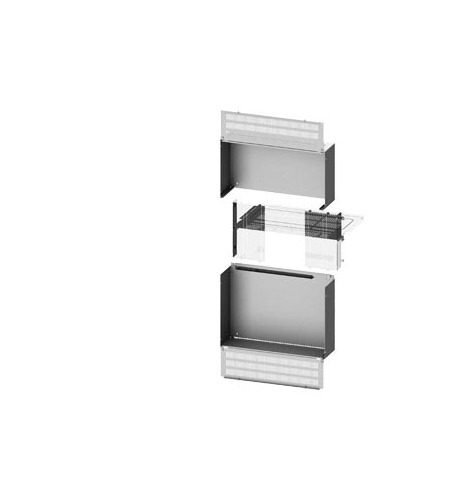 Siemens 8PQ Series Grey Sheet Steel, 2000 mm H, 800mm W, 600 mm D