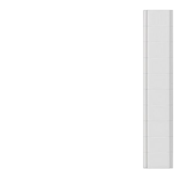 Siemens White Adhesive Flat End Plate, Pack of 100 Per Pack