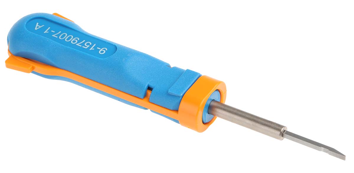 9-1579007-1 TE Connectivity Crimp Extraction Tool, AMP Series, Pin Contact, Extraction Tool Contact, Contact size 2.36 mm
