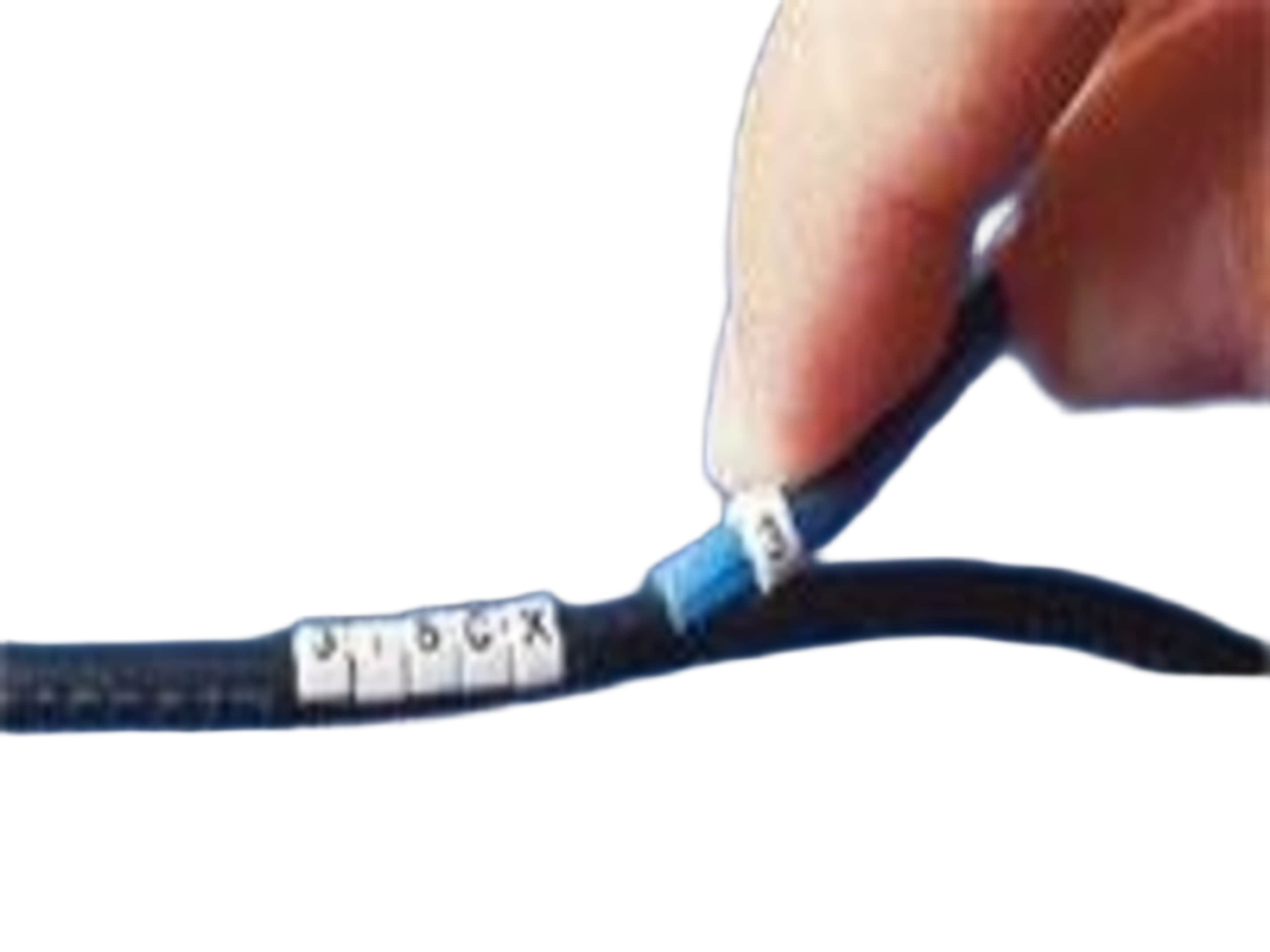 TE Connectivity STD Cable Marker, Yellow, Pre-printed "7", 9-1768040-9