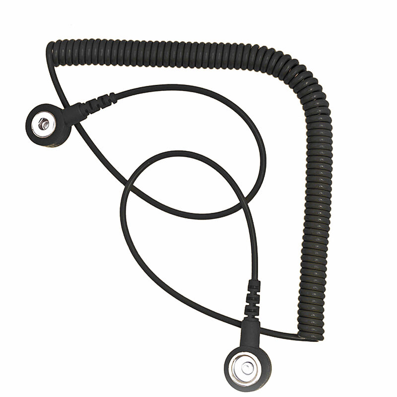 Bernstein ESD Grounding Cord With 10 mm Snap