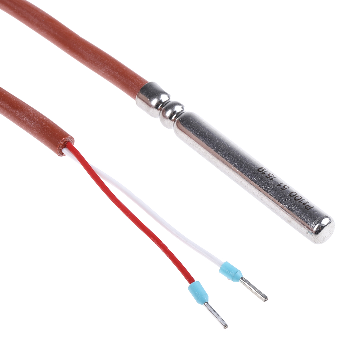 Jumo PT100 RTD Sensor 6 mm Dia, 50 mm Long, 2 Wire, Class B 180 °C Max