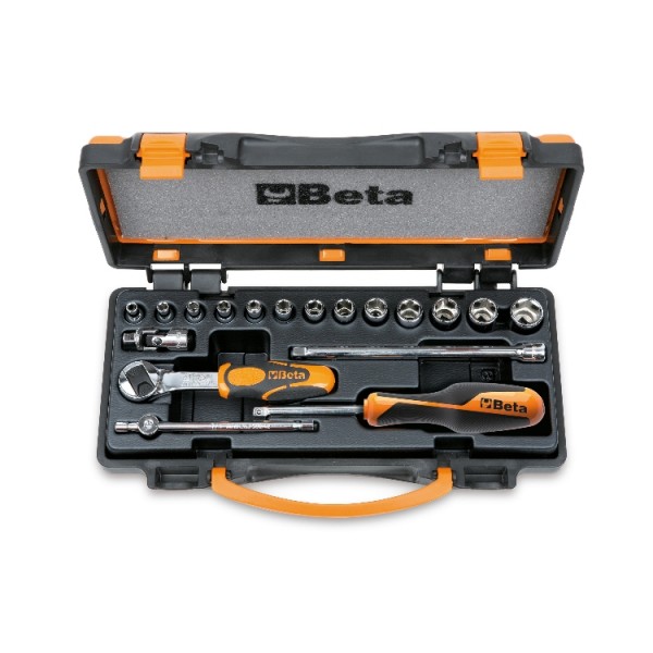 BETA 18-Piece 1/4 in Hexagon Socket Set