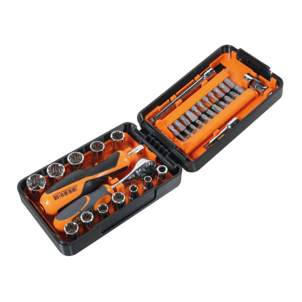 BETA 11-Piece 1/4 in Hexagon Socket Socket Set
