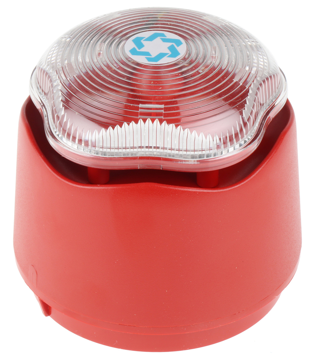 Hosiden Besson Banshee Excel Lite Series Clear Sounder-Beacon Combination, IP45, IP66 30V dc Bayonet Mount 110 dB @ 1m