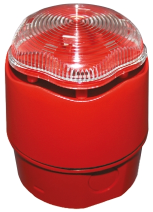 Hosiden Besson Banshee Excel Lite Series Sounder-Beacon Combination, IP66, IP45 30V Side, Rear, Bayonet 109 dB @ 1m