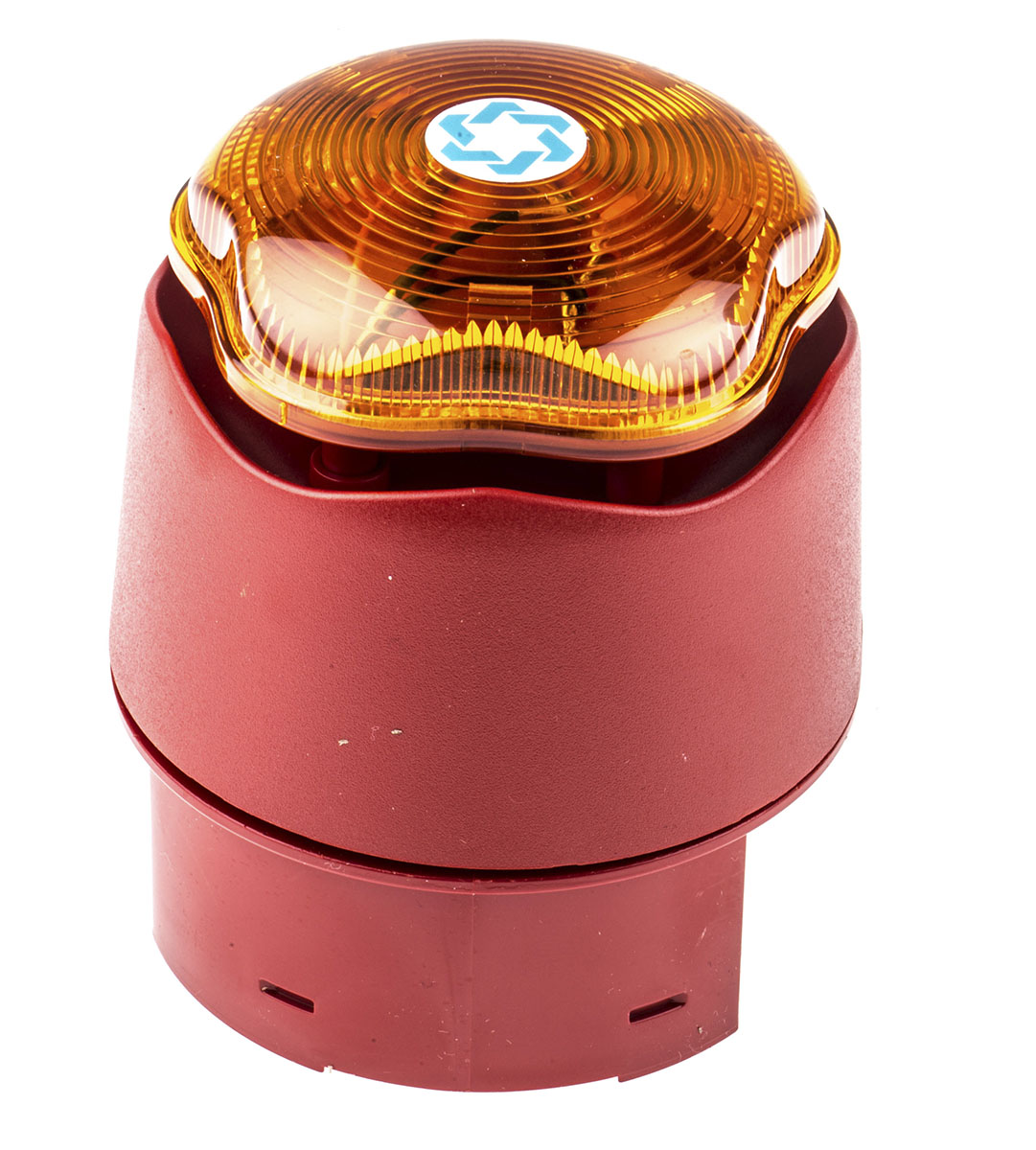 Hosiden Besson Banshee Excel Lite Series Amber Sounder-Beacon Combination, IP66, IP45 30V dc Bayonet Mount 110 dB @ 1m