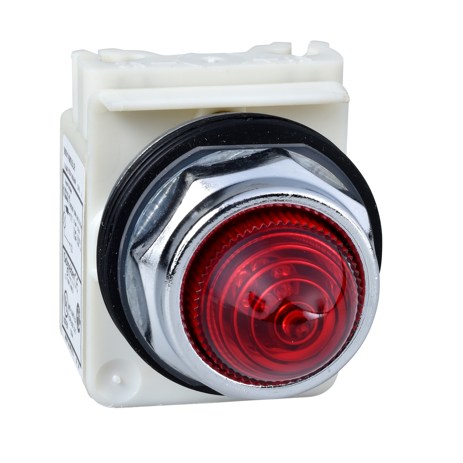 9001kp7r9 Schneider Electric, Harmony, Flush Red LED Pilot Light, 30 mm Cutout, IP66, Round