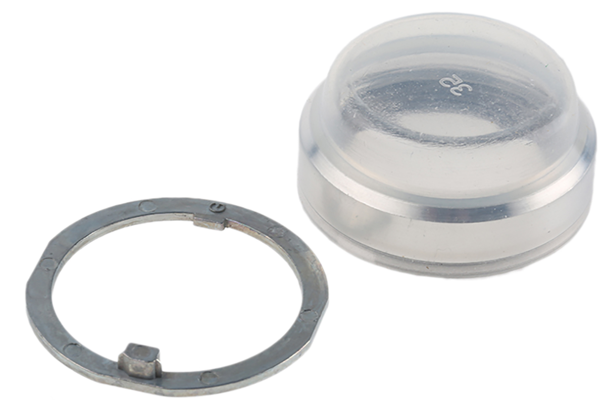 Schneider Electric Clear Push Button Cap for Use with 9001K Series