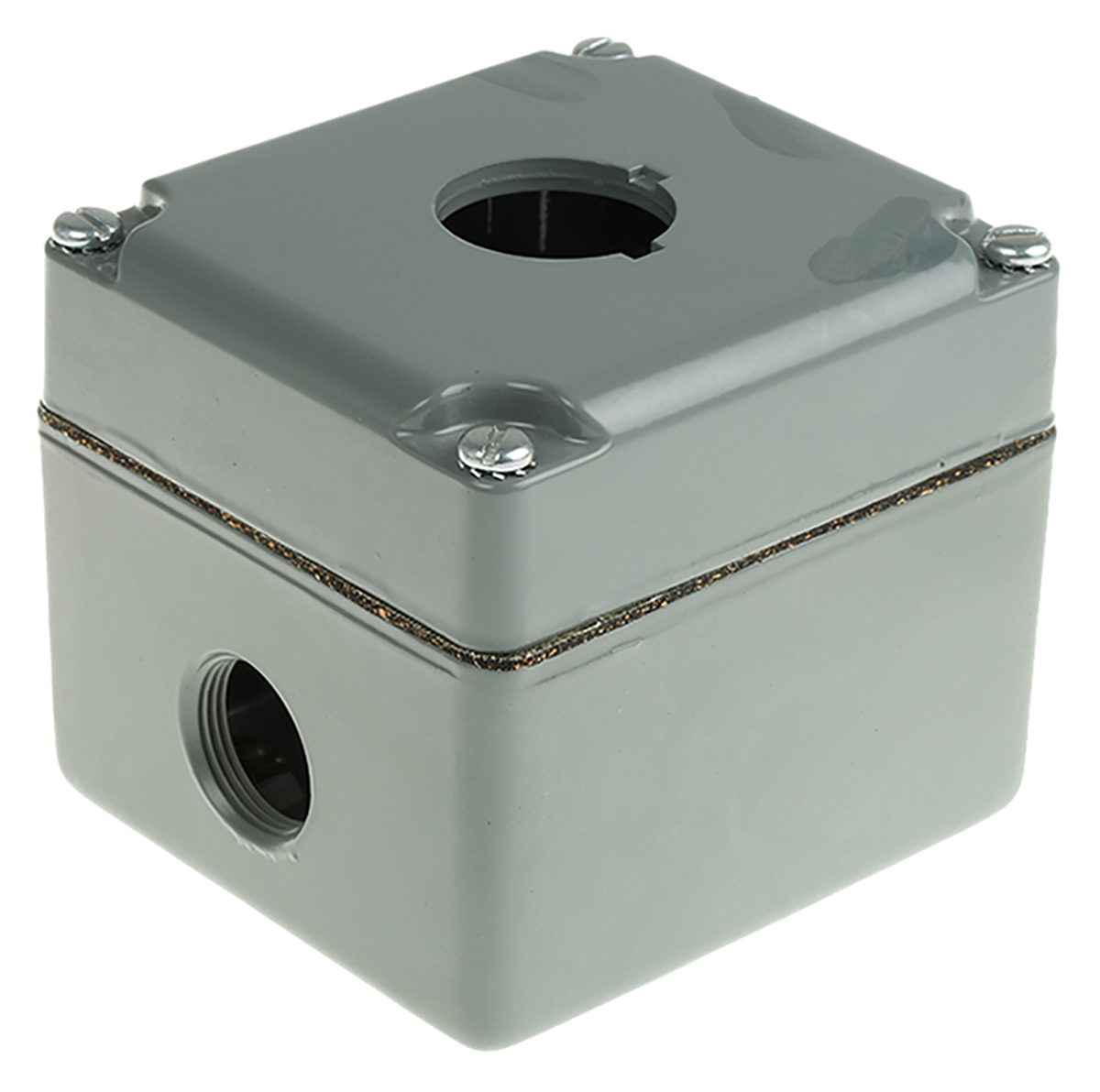 Schneider Electric Aluminium Harmony 9001K Push Button Enclosure - 1 Hole 30 mm Diameter