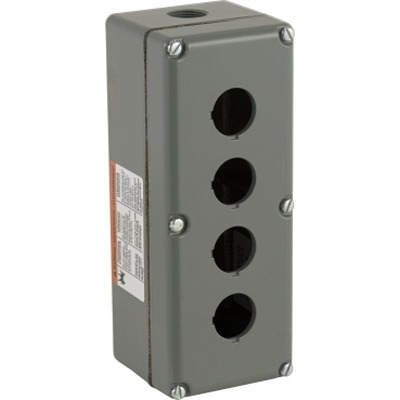 Schneider Electric Aluminium Harmony 9001K Empty Enclosure - 4 Hole 30 mm Diameter