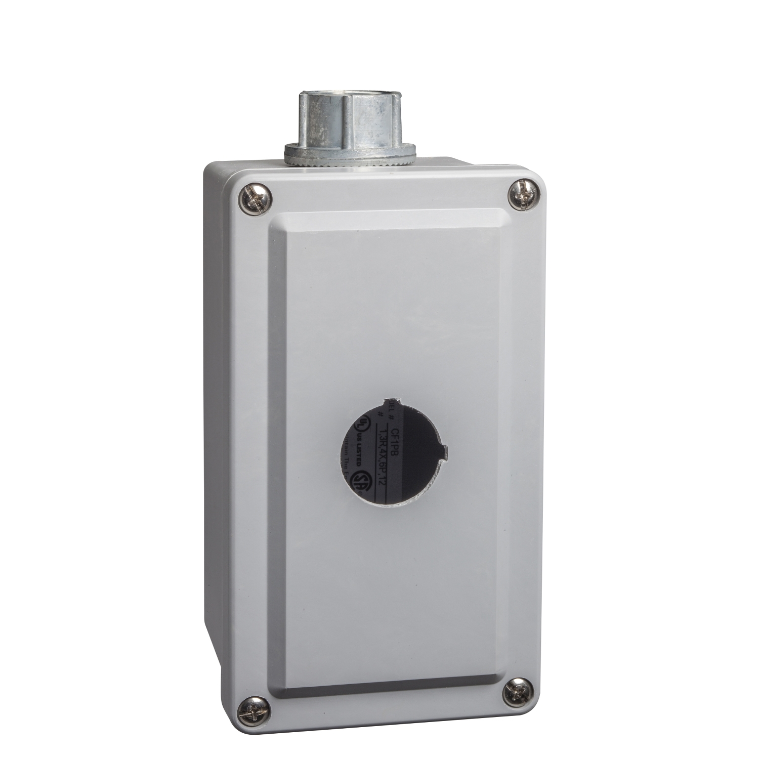 9001sky1 Schneider Electric Plastic Harmony 9001SK Control Station Enclosure - 1 Hole 30 mm Diameter