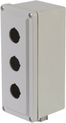 Schneider Electric Plastic Harmony Control Station Enclosure - 3 Hole 30 mm Diameter