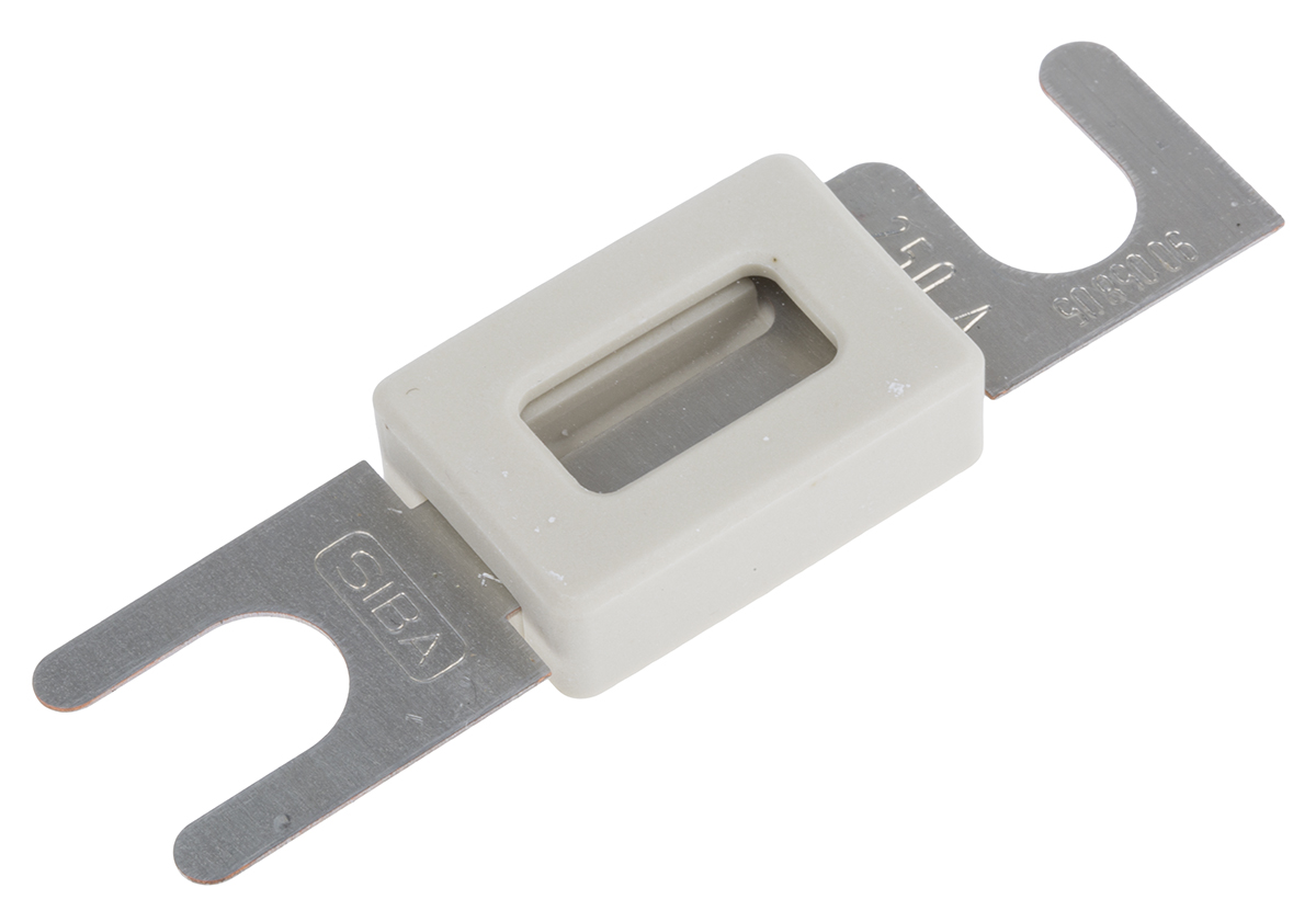 SIBA 250A White Car Fuse, 80V dc