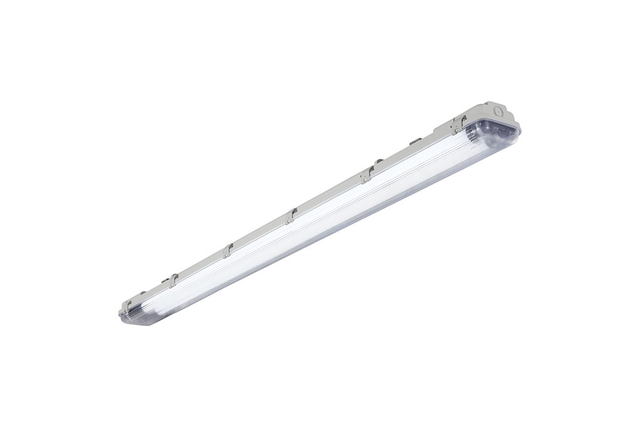 Sylvania 26.6 W LED Batten Light, 240V Batten Twin, 1 Lamp, 1.28 m Long, IP65