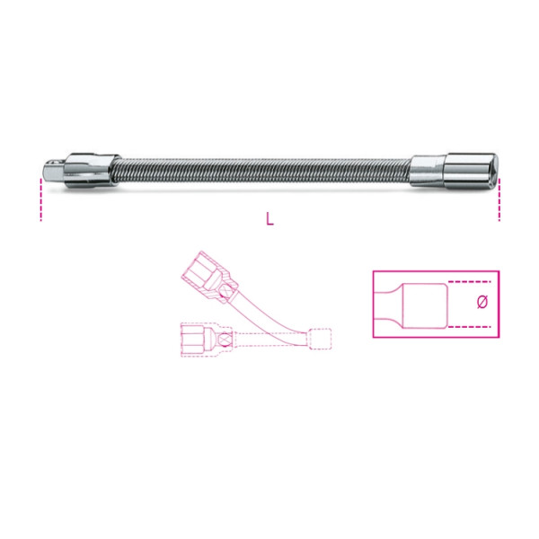 BETA 1/4 in Square, 150 mm Overall