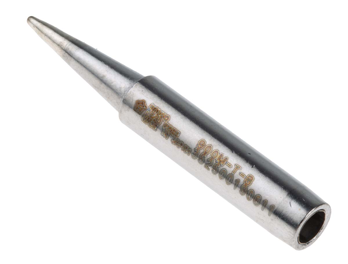 900m-t-b Davum-Tmc 0.5 mm Straight Conical 17 mm Soldering Iron Tip for use with 900M-ESD, 907-ESD