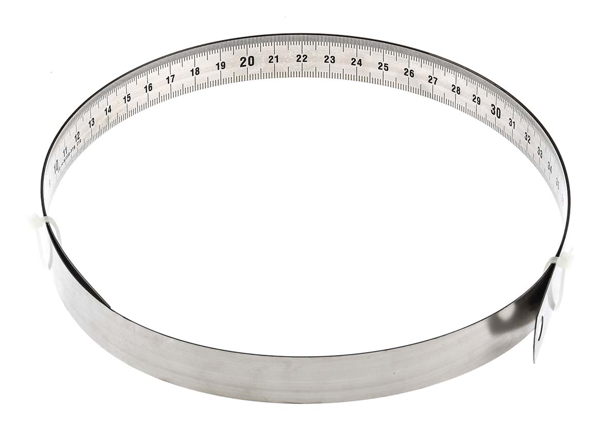 MikronTec 1 m Stainless Steel Ruler Metric