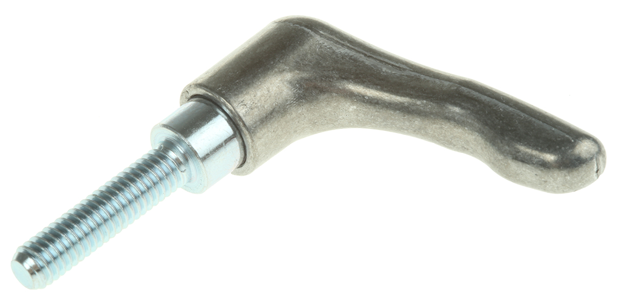 90212 Rose+Krieger Zinc Galvanised Steel Clamp Lever M6x 25 mm, RK