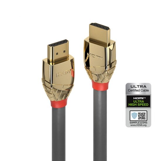 Lindy Electronics HDMI 2.1, 2m Male HDMI to Male HDMI High Speed 10240 x 4320