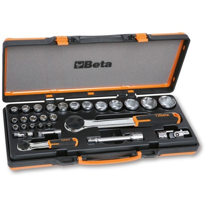 BETA 28-Piece 1/2 in Hexagon Socket Socket Set